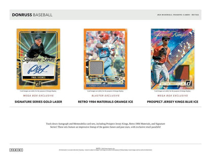 2024 Panini Donruss Baseball Mega Trading Card Box
