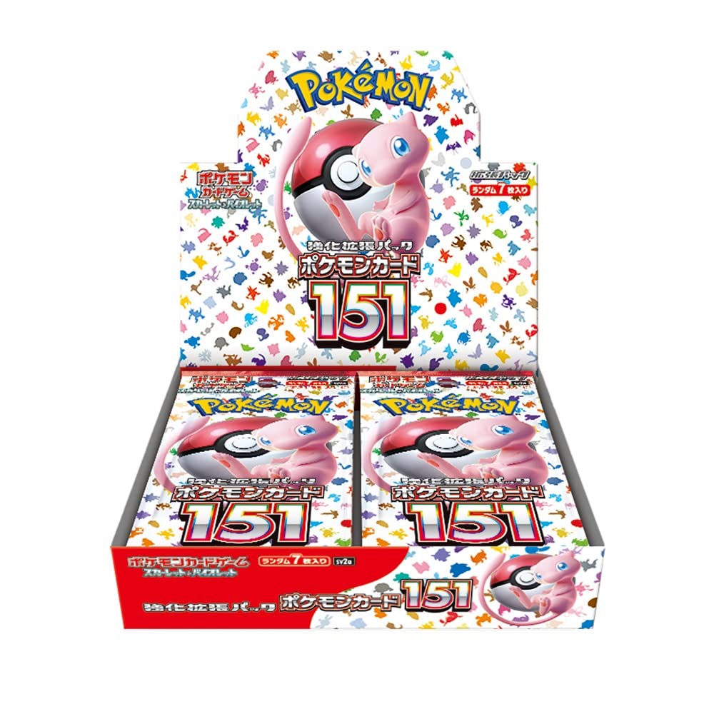 Pokemon Card Game Scarlet &amp; Violet Enhanced Expansion Pack Pokemon Card 151 Booster Box (Japanese) - 20 Packs