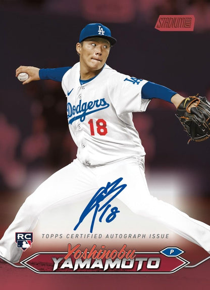 2024 Topps Stadium Club Baseball - Compact Trading Card Box (1 Autograph Per Box)