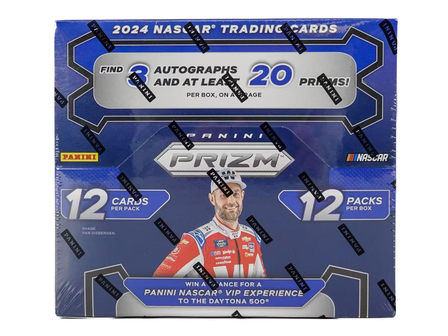 2024 Panini Prizm NASCAR Racing Hobby Trading Card Box (3 Autographs Per Box)