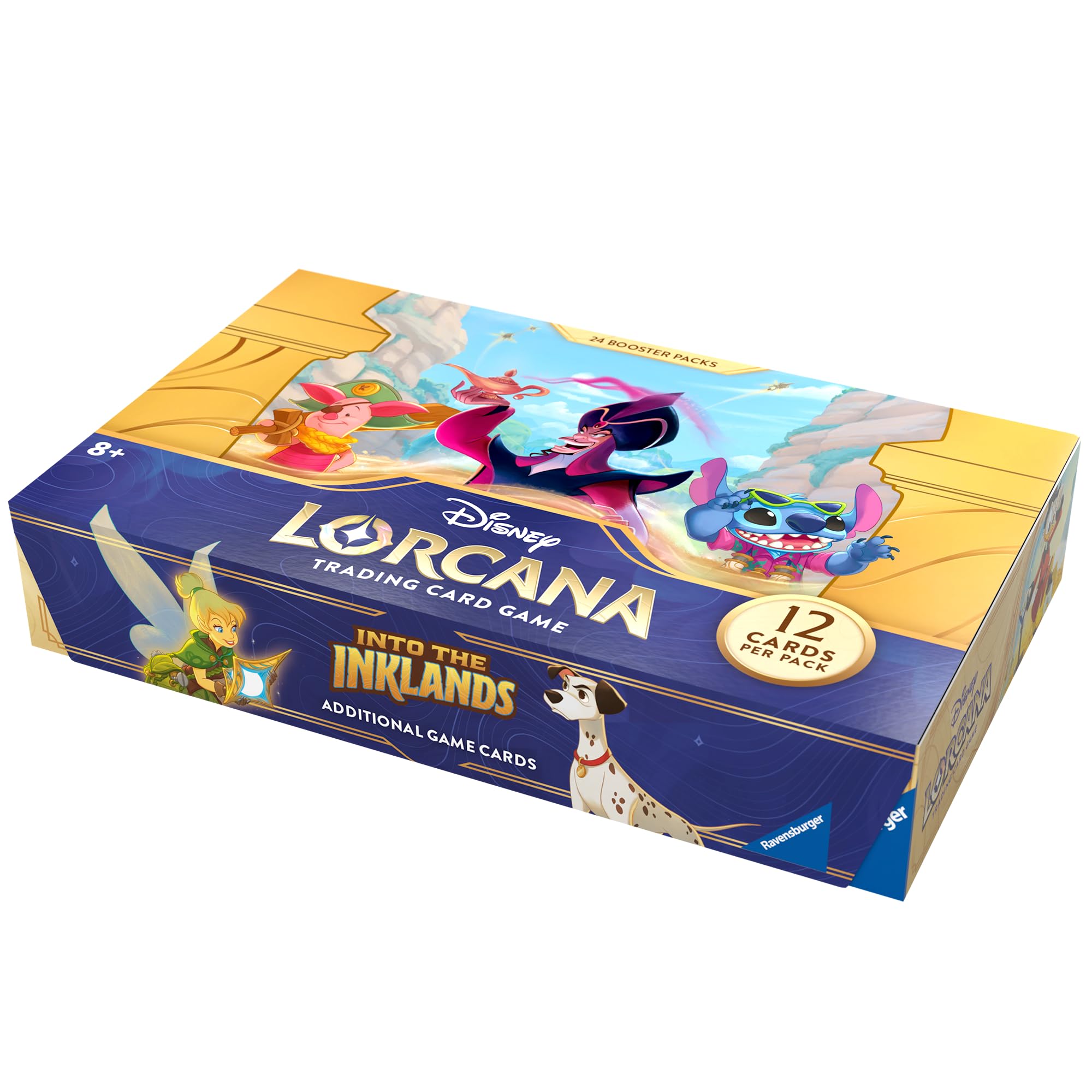 Ravensburger Disney Lorcana TCG: Into The Inklands Booster Pack Display | 24 Packs with 12 Trading Cards Each | Ideal for Collectors &amp; Disney Fans | Suitable for Ages 8+