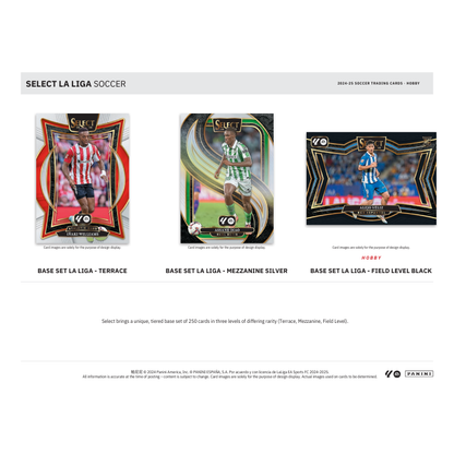 2024/25 Panini Select La Liga Soccer Hobby 12 Box Case
